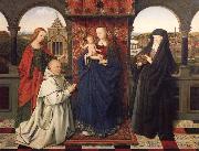 Virgin and child,with saints and donor Jan Van Eyck